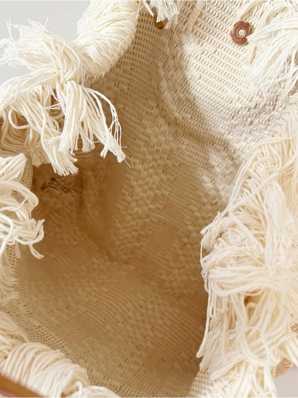 LULLA Collection Fringe Woven Tote Bag - Picture 7 of 9